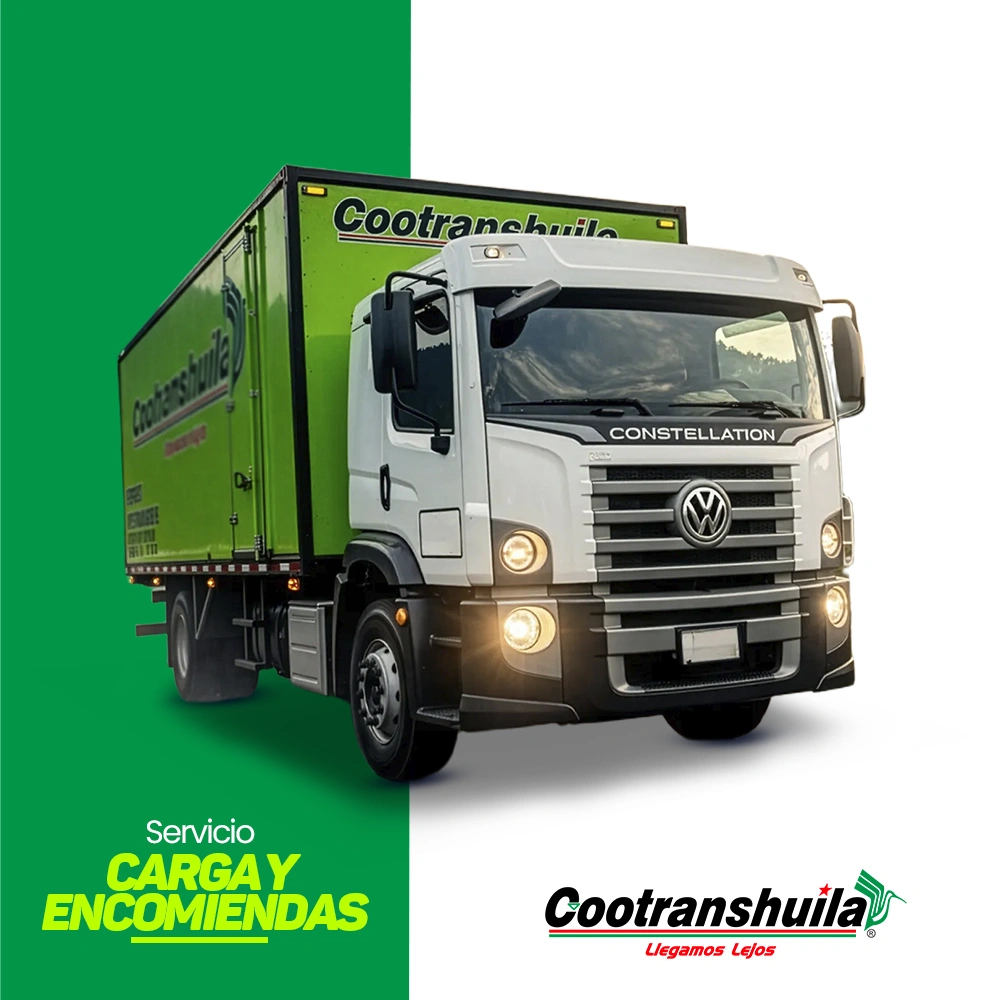 Flota de furgones Cootranshuila